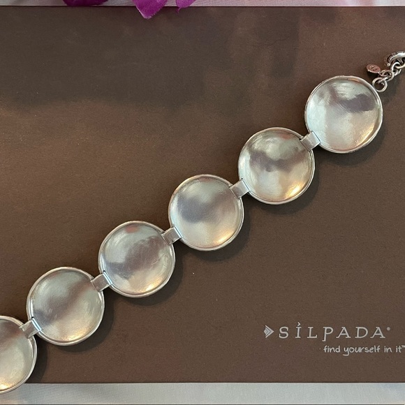 Silpada Ancient Scrolls Sterling Silver Bracelet B2092 - Picture 11 of 16